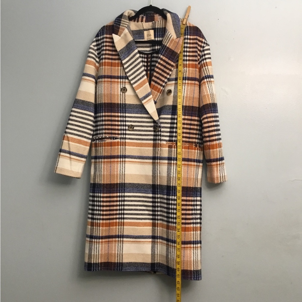 Elie Tahari Blue and Cream cardigan